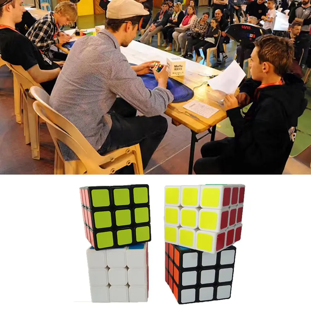 Волшебная кубическая игрушка Профессиональная 3x3x3 Cubo наклейка гладкая скорость Твист Головоломка раннего обучения игрушки подарок для детей Рождественский подарок