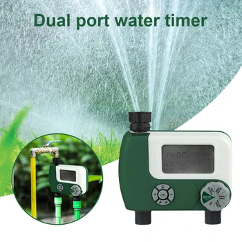 

Dual Interface Garden Watering Timer Irrigation Controller Programmable Automatic Electronic Intelligent Flowers Watering Timer