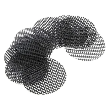 

50 Pcs 8cm Round Flower Pot Hole Mesh Pad Bonsai Pot Bottom Grid Mat Mesh Garden's Drainage Mesh Hole Sns