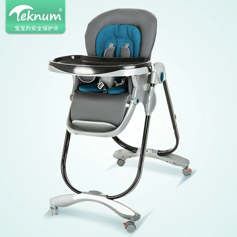 Dark green Teknum многофункциональное детское кресло складной многофункциональный портативный детский стул детский обеденный стол стул от 0 до 4 лет - Цвет: Dark green
