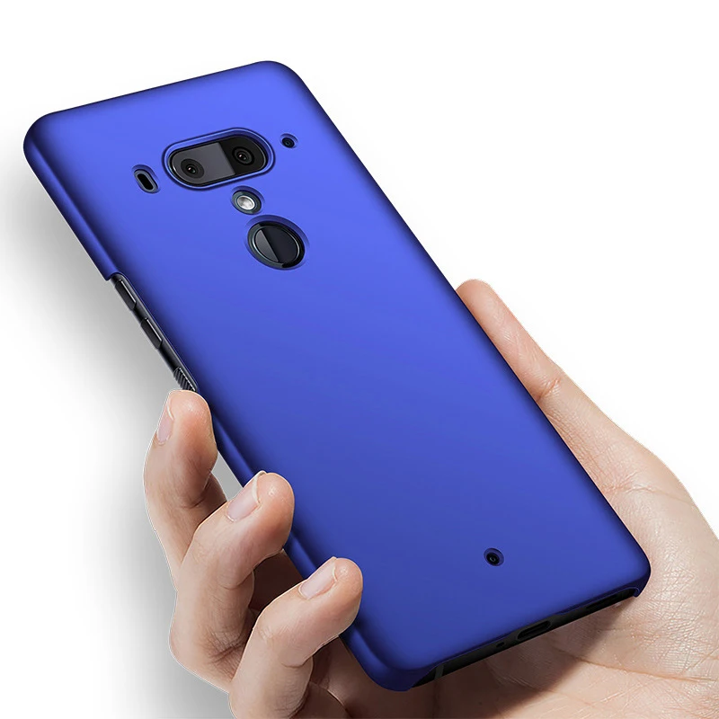 For HTC U12 U11 PLUS Slim Colorful Rubber Frosted Matte Plastic hard Cover Case  Cover For HTC U11 EyeS U Ultra U PLAY Desire 12 (9)