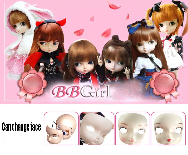 1/6 BJD SD BBgirl вишня bossom кукла, игрушки для девочек высокого качества смолы набор кукол DIY подарки на день рождения для детей