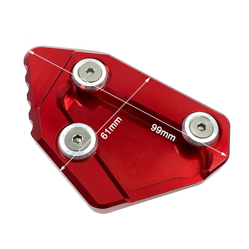 For GSXR1000 2009-2016 GSXR 1000 Motorcycle CNC Aluminum Kickstand Foot Side Stand Extension Enlarge Pad Support Plate GSX-R1000 (6)