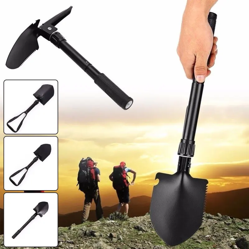 

Folding Shovel Camping Outdoors 3 Size Black Portable Durable Practical Equipment Multifunctional Military Travel Bottle Opener