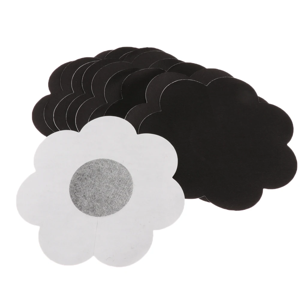 10 Pairs Ultra-thin Nippleless Petals Nipple Cover Adhesive Pasties for Women Disposable