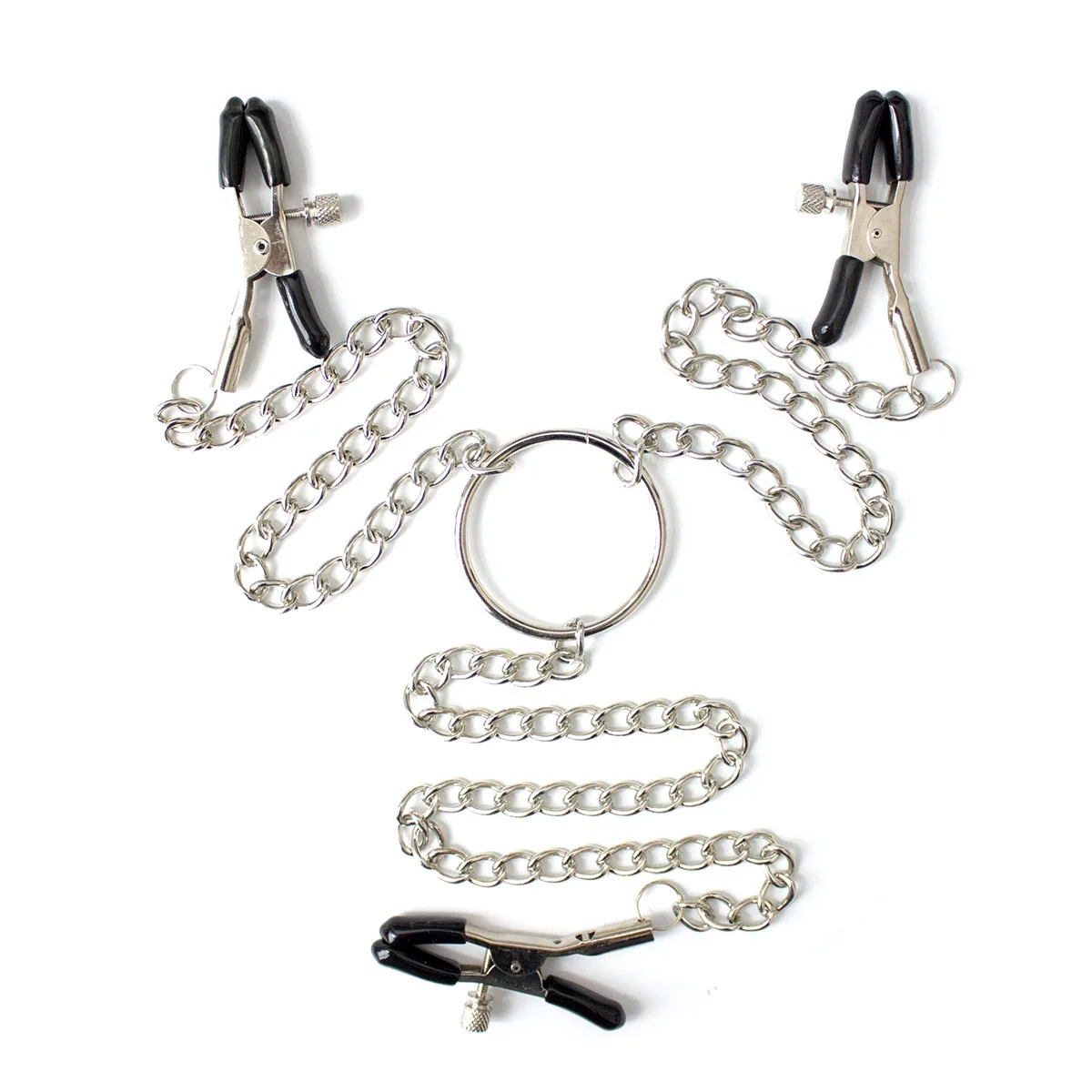Bondage Boutique Adjustable Nipple Clamps Clit Clitoris Clips BDSM Bondage Restraints Adult Sex Toys For Couples Games