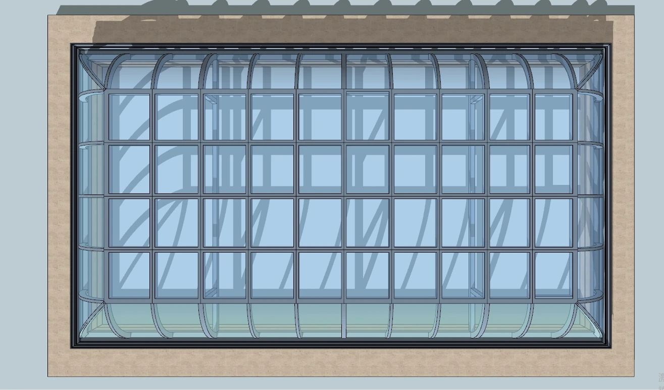 Prefabricated Dome Space Frame Roof Grid Structure Roof