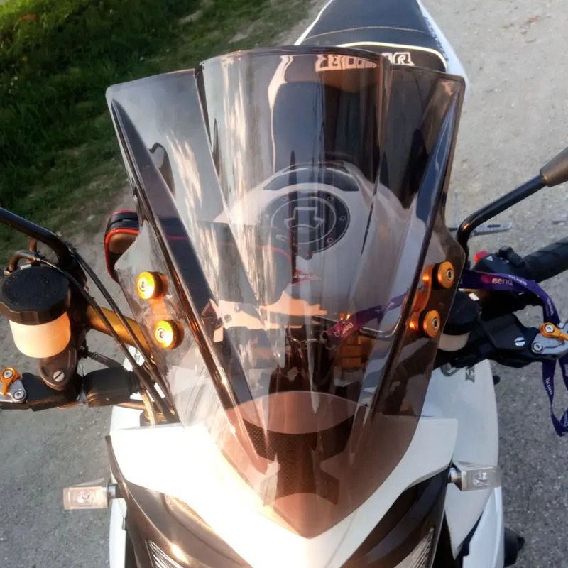 Ветровое стекло для 2008- Honda CB1000R CB300F CB300R CB500F CB500X CB 1000 R 300 500 F X ветер дефлекторное лобовое стекло кронштейн
