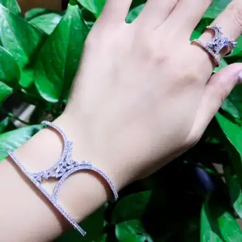 

GODKI Luxury Big BOLD Bangle Ring Sets Fashion Dubai Bridal Jewelry Sets For Women Wedding brincos para as mulheres 2020