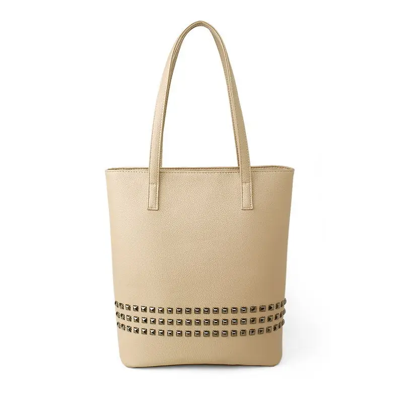 Большие женские сумки-мессенджеры через плечо из мягкой искусственной кожи высокого качества брендовые дизайнерские модные женские сумки большие сумки - Цвет: beige 2