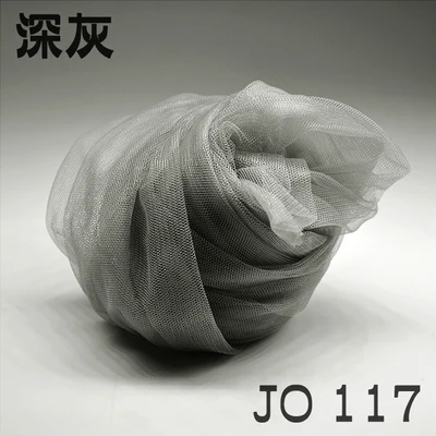 JO 117 Нейлоновая Высококачественная индивидуальная Рубашка пряжа ткань ручной работы сделай сам производство принцесса Однотонная юбка шифрование прозрачная сетчатая ткань - Цвет: JO 117