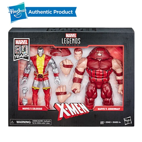 XMEN Hasbro Marvel Comics 80th Юбилей серий Legend 6-дюймовый Ретро комиксов вдохновил колосс VS. Juggernaut Коллекционная экшн - Цвет: XMEN