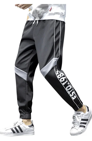 Men's Street Style Stripe Comfortable Tracksuit Pants Gyms Quality Casual Jogger Breathable Sweatpant Autumn Wear Resistant Pant