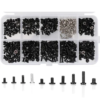 

HLZS-500Pcs M2 M2.5 M3 Laptop Notebook Computer Screw Kit Set for IBM HP Dell Lenovo Samsung Sony Toshiba Gateway Acer