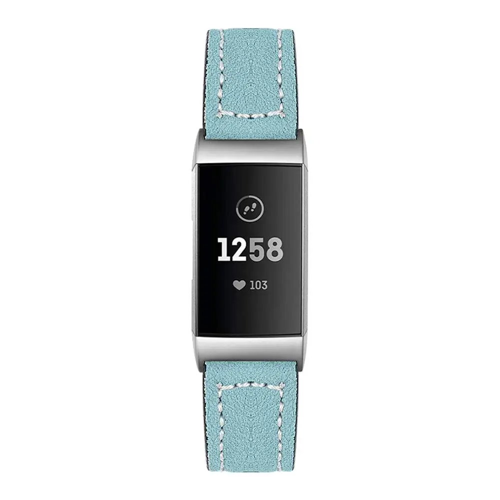 Rondaful Новинка кожаный ремешок для замены кожаный ремешок для Fitbit Charge 3 женский подарок