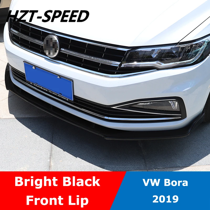 3 шт. сплиттер ABS автомобильная лопата модификация переднего бампера для Volkswagen Bora протектор
