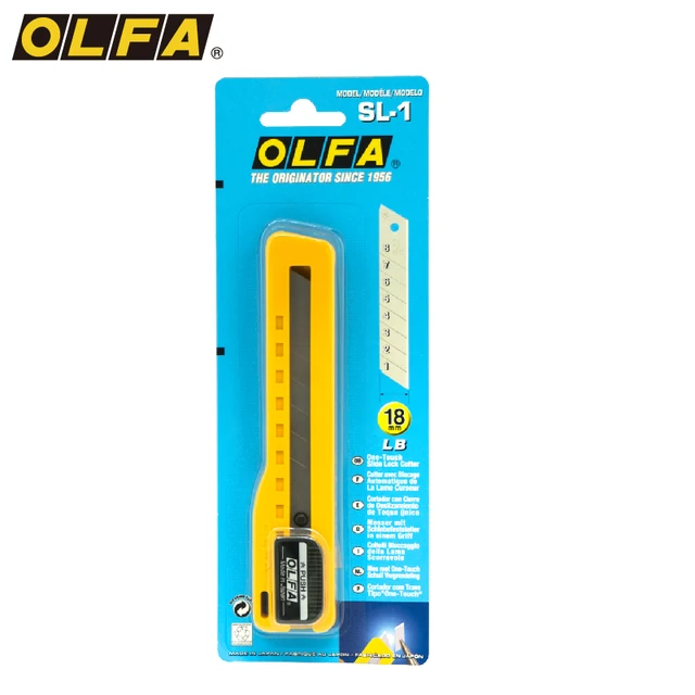 Introducing the OLFA SL-1 One-Touch Slide Lock Cutter Model Cutter: The Perfect Utility Knife for Every Household