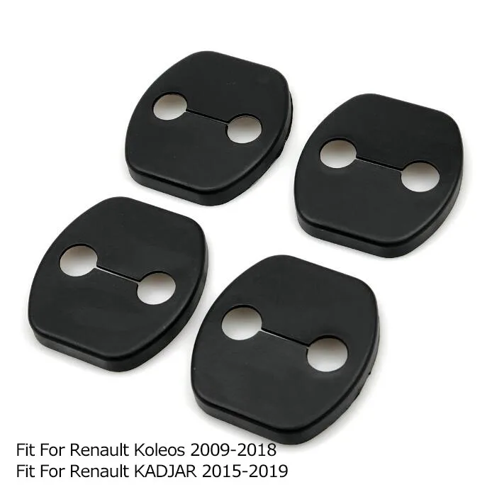 A type Plastic 4pcs 4 шт. замок двери автомобиля анти покрытие ржавчины для Renault Koleos Kadjar Captur Clio Megane Duster широта Лагуна талисман Scenic Fluenec - Цвет: A type Plastic 4pcs