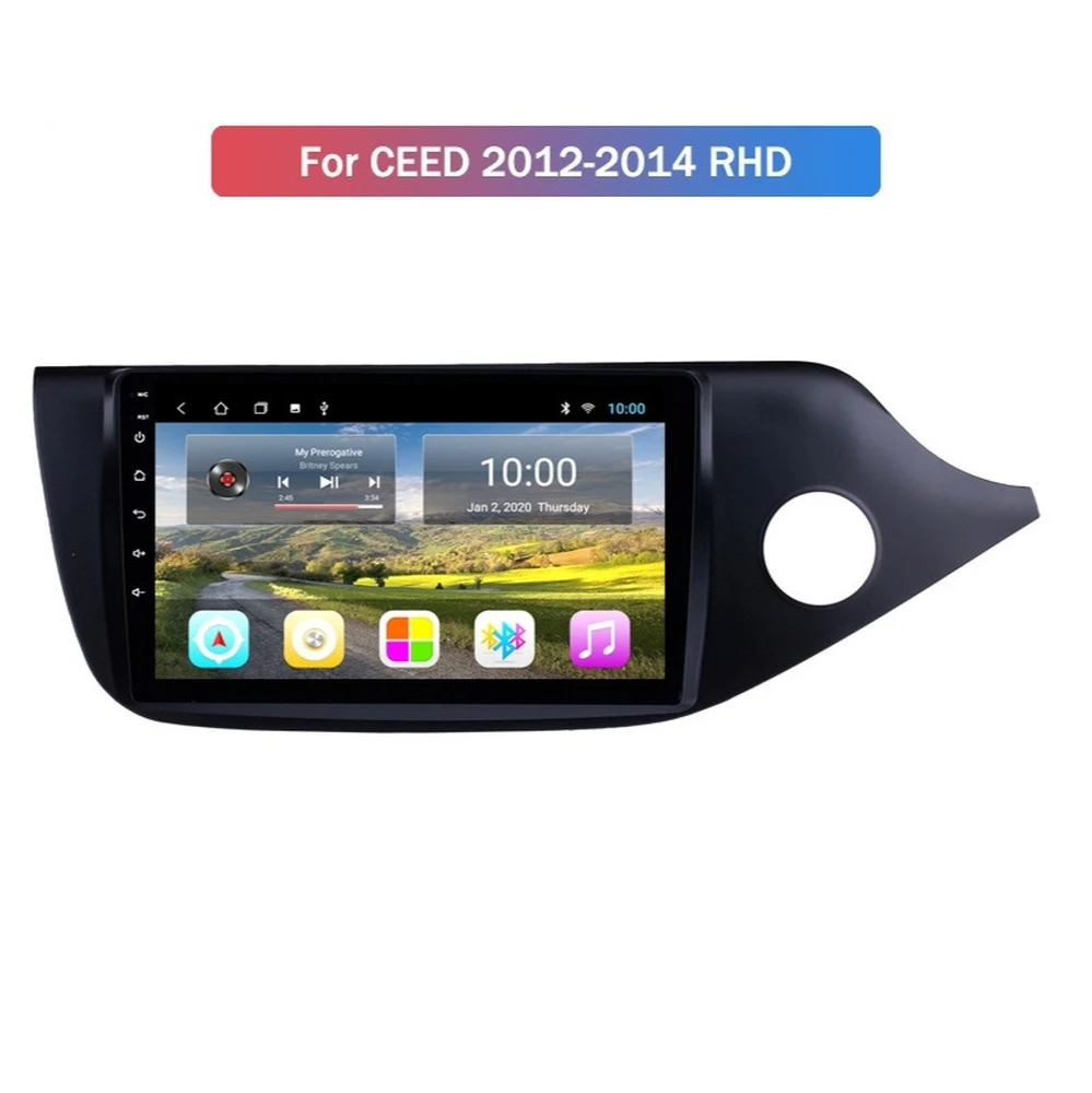 Автомагнитола на Android мультимедийный плеер для KIA CEED 2012-2014 RHD автомобильный