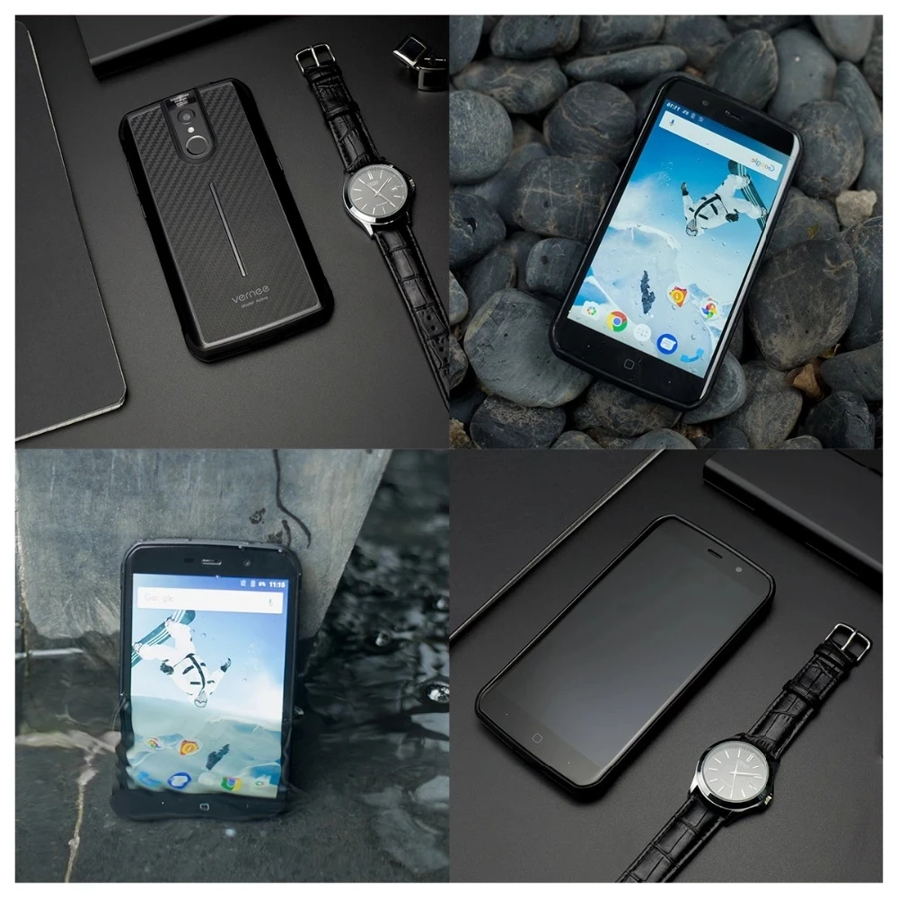 Vernee activo V1 IP68 impermeable resistente Smartphone NFC 5,5 "4GB Ram 64GB Rom MT6757 Octa Core 16.0MP 4200mAh Android 7,0 teléfono - Imagen 4