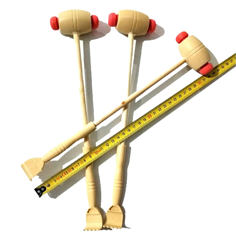 1pc Durable Multifunctional Bamboo Massager Back Scratcher Wooden Body Roller Stick Backscratcher