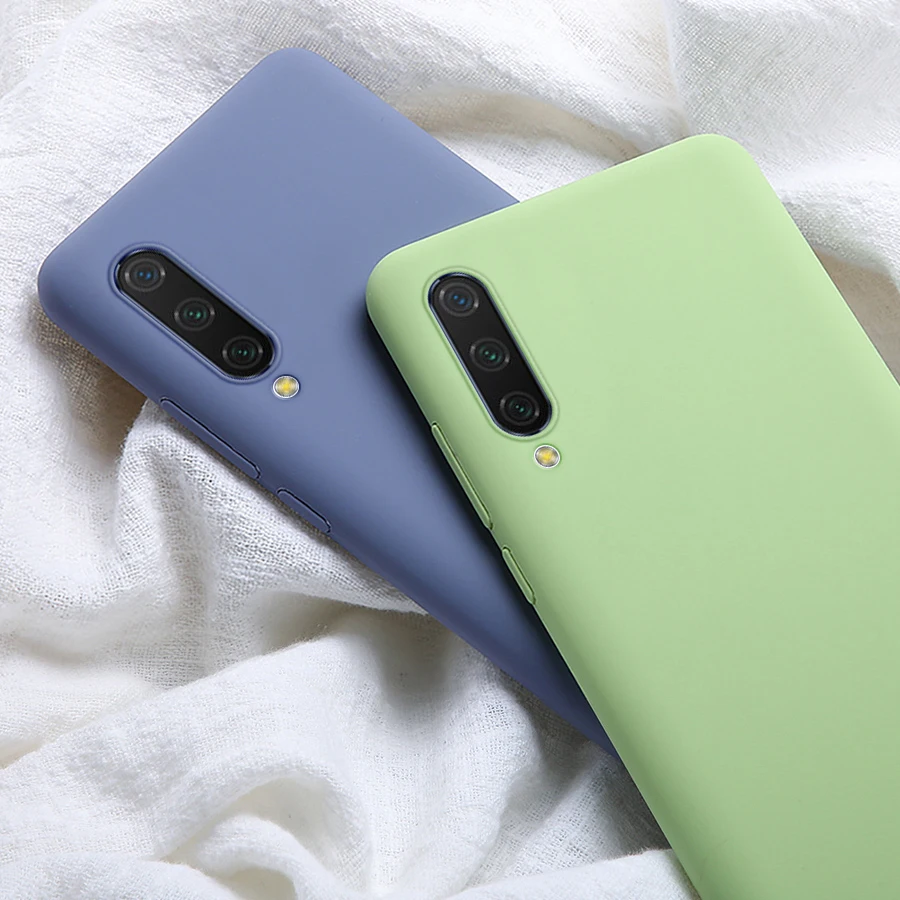 Жидкий силиконовый чехол красный mi Note 7 Pro K20 7A тонкие мягкие чехлы для Xiaomi mi 9 SE 9T mi A3 8 Lite A2 CC9e mi X 3 2s Чехол