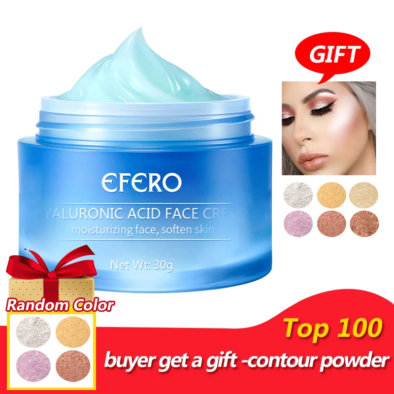 

efero 30ml Moisturizer Face Cream Hyaluronic Acid Hydrating Essence Anti Aging Remove Wrinkle Smooth Whitening Cream Serum