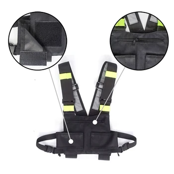 

Small Size Outdoor Tactical Harness Chest Rig With Reflective Strip