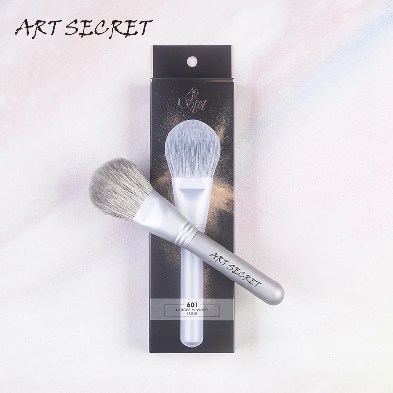 

Косметический инструмент ArtSecret 601 Pro, Кисть для макияжа, большая кисть для пудры с козьей шерстью, с деревянной ручкой