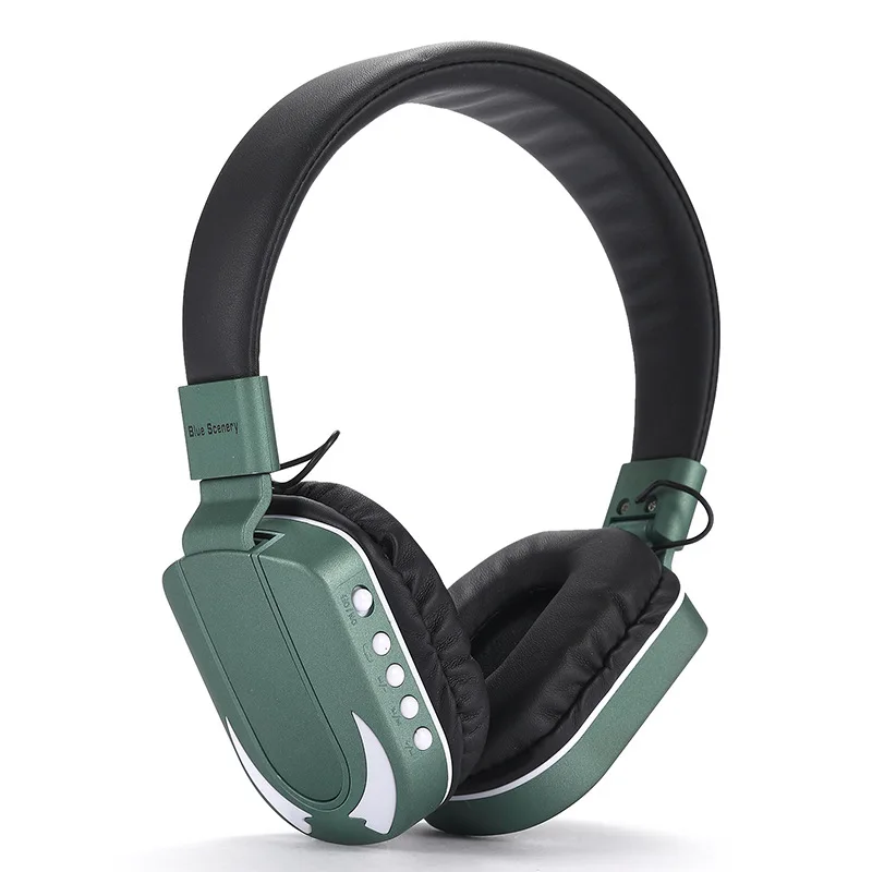 Зеленый Игровая bluetooth-гарнитура беспроводной микрофон объемные стерео наушники для ПК ноутбука PS4 Xbox бег тренажерный зал Handsfree наушники - Цвет: Зеленый