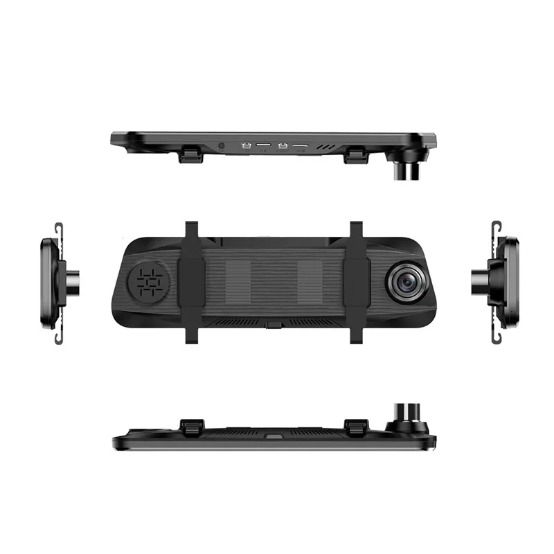 Anytek 9,6" сенсорный экран dvr зеркало заднего вида Автомобильная камера рекордер камера заднего вида 1080p+ 720p ADAS dash cam Автомобильный видеорегистратор