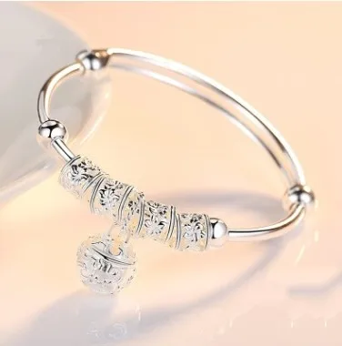 Женский браслет на запястье из стерлингового серебра 925 пробы с подвеской в виде