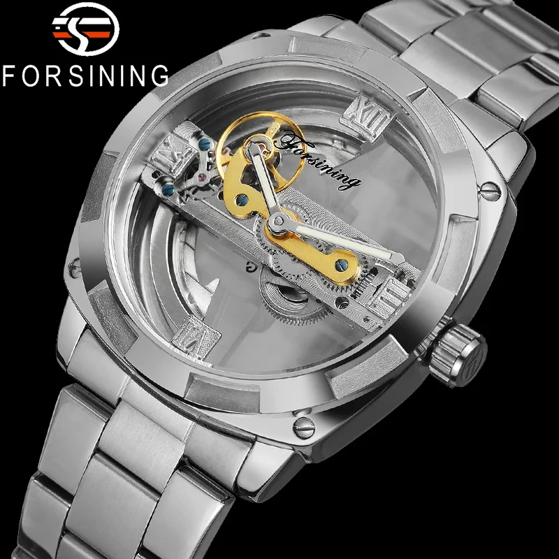 Часы наручные FORSINING Мужские механические автоматические спортивные армейские