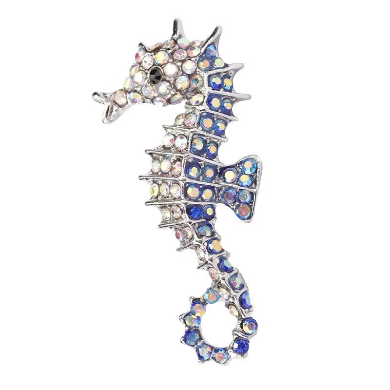 H350456X海马水钻胸针 (3)