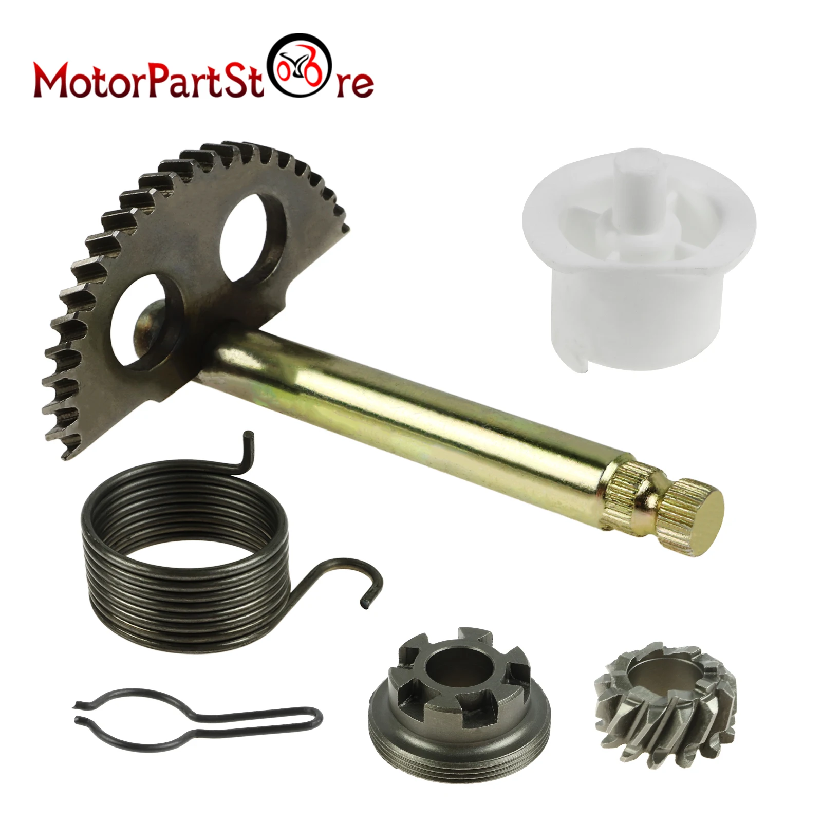 Kick Start Gear Starter shaft Starter Lever Rebuild Kit idle Gear Spring motorcycle accessories For Yamaha PW50 PEEWEE PW 50 Dirt Bike
