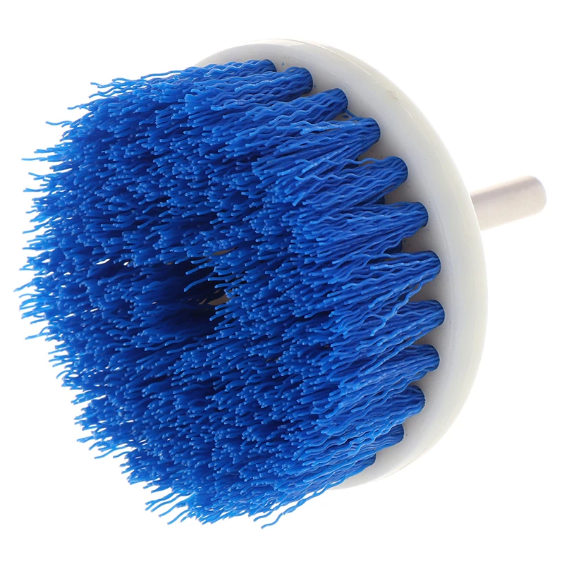 60 мм синяя дрель питание скраб дрель щетка головка для керамической душевой ванны ковер 1 шт