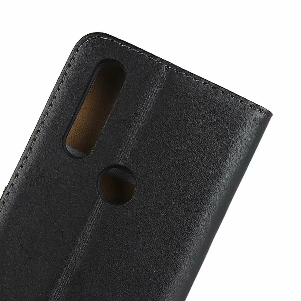 Защитный чехол-книжка для Motorola Moto G8 Plus с подставкой и отделением для карт Кожаный чехол-кошелек для телефона