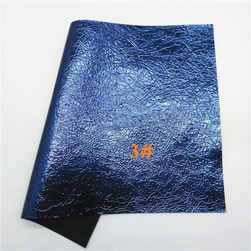 Glitterwishcome 21X29 см A4 размер винил для бантов металлик синтетическая кожа, искусственная кожа ткань, кожаные листы для бантов, GM606A - Цвет: 3