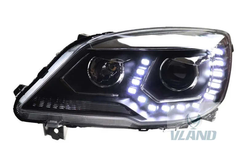 Автомобильный головной светильник Vland в сборе для Hover H6, Головной фонарь 2011, 2012, 2013, светодиодный передний светильник с поворотным сигналом+ plug and play