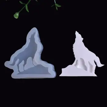 

DIY Wolf Butterfly Monkey Train Pendant Silicone Resin Mold Jewelry Making Tools