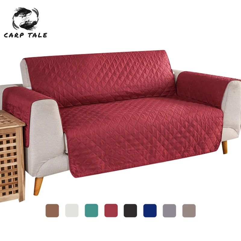 Sofa-Covers Furniture-Protector QUILTED Slipcovers-Armchair Couch Recliner Anti-Slip
