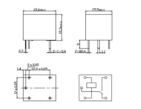 Srd-05vdc-sl-c реле Songle 5-контактный T73-5v 10A