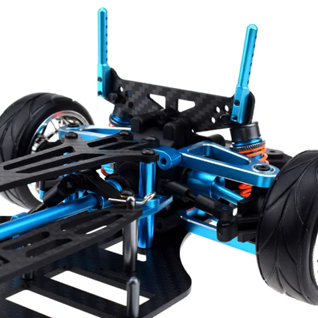 Aluminium Alloy & Carbon Shaft Drive 1/10 4Wd Touring Car Frame Kit for Tamiya Tt01 Tt01E Car 4