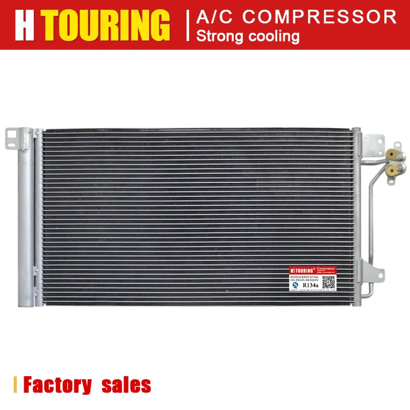 AC кондиционер конденсатор для Volkswagen MULTIVAN V TRANSPORTER T5 CARAVELLE автобус 7H0820411B 7H0820411C 7H0820411D 7H0820411E