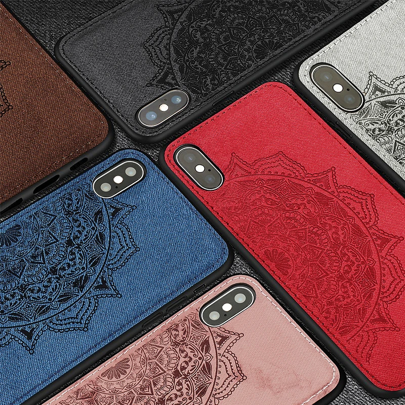 

3D Printing Pattern Cloth Case For Samsung Galaxy S10E S8 S9 S10 Plus S7 Edge Note 10 Pro 9 8 Soft TPU Frame Hard PC Back Cover
