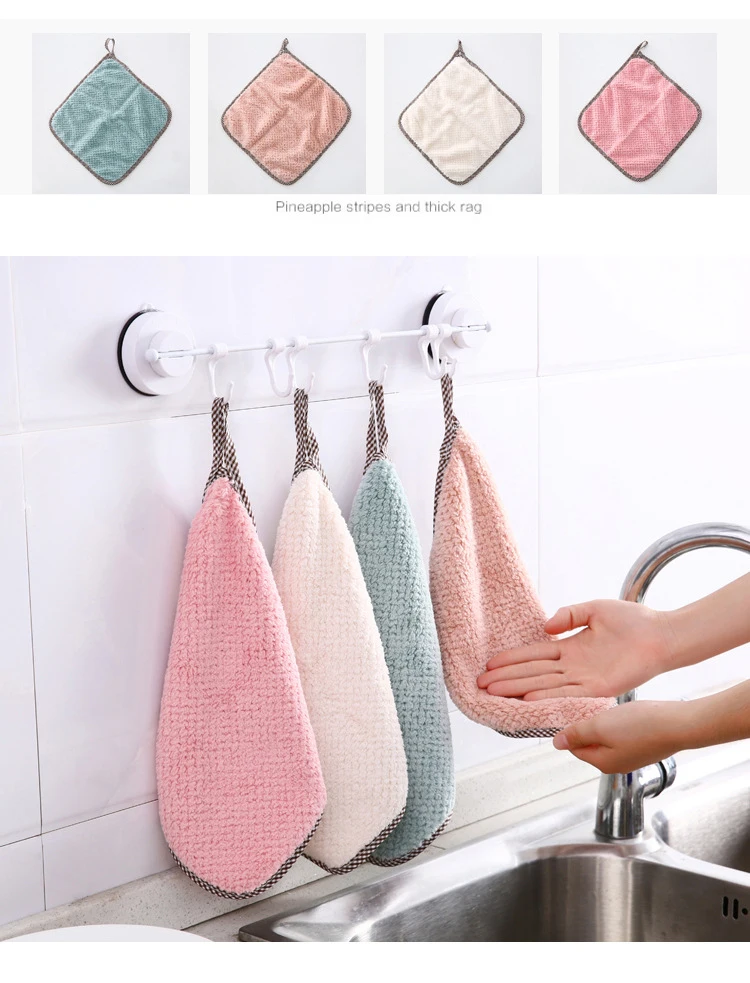 Wash Cloth Super Absorbent kitchen Cleaning Wiping Rag High-efficiency Dish Towel Brush Bowl Cloth Tableware kichen tools