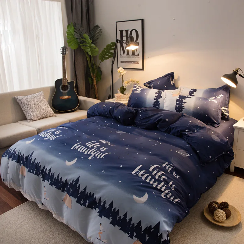 style20 Домашний текстиль, постельное белье в полоску, черный, розовый, Комплект постельного белья, роскошный пододеяльник, простыня, пододеяльник, подарок для детей, девочек, размер queen - Цвет: style20