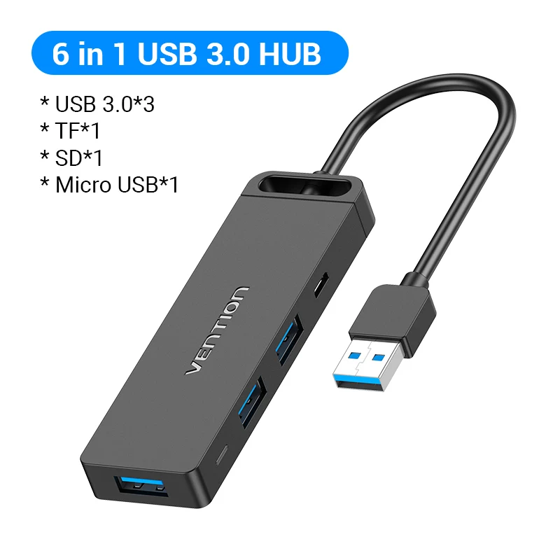 4 Port USB 3.0 Hub Multi Splitter Expansion Fast Speed Desktop PC Laptop Adapter - Picture 17 of 18