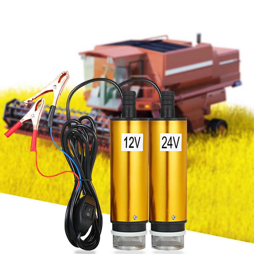 

Submersible Pump for Pumping Oil Water 51mm Water Oil Fuel Transfer Pump Refueling with Fliter Screen