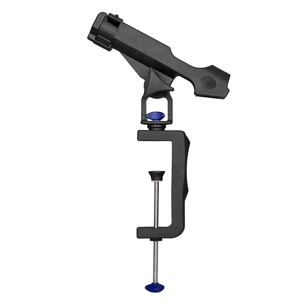 

Fishing Rod Holders for Boats with Large Clamp Opening 360 Degree Adjustable Fish Pole Racks Folding Holder